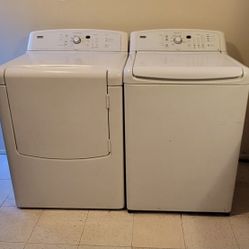 Washer And Dryer.  