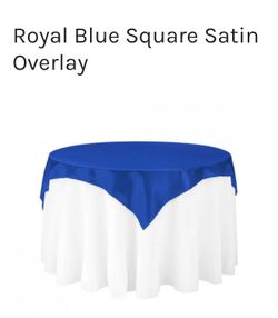 Royal blue overlays