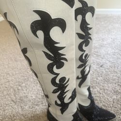 Western thigh boots