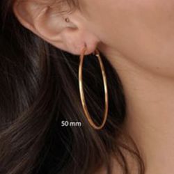 Gold Hoop Earrings