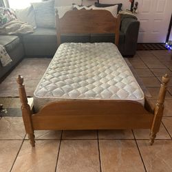 Twin Bed With Mattress