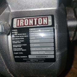 Ironton Water Pump