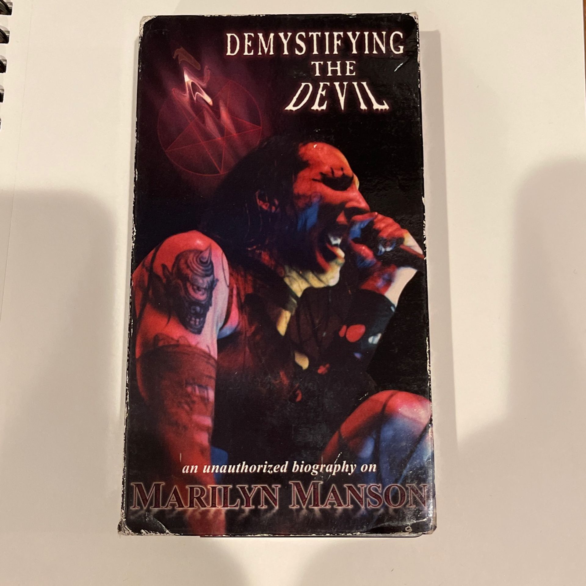 Marilyn Manson: Demystifying The Devil Vhs Documentary (rare)