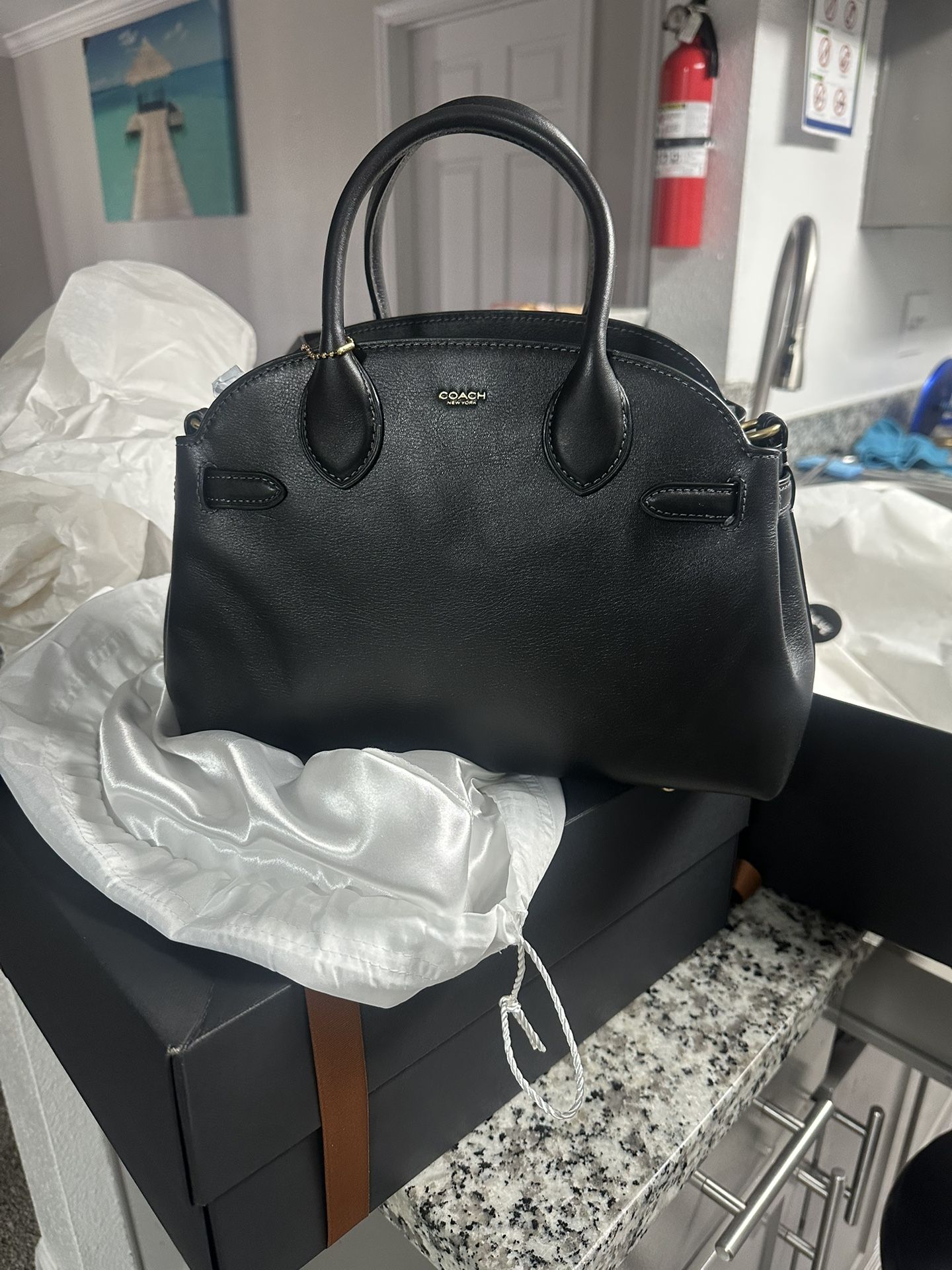 Women Coach Bag Soft Empire Carryall Bag 28