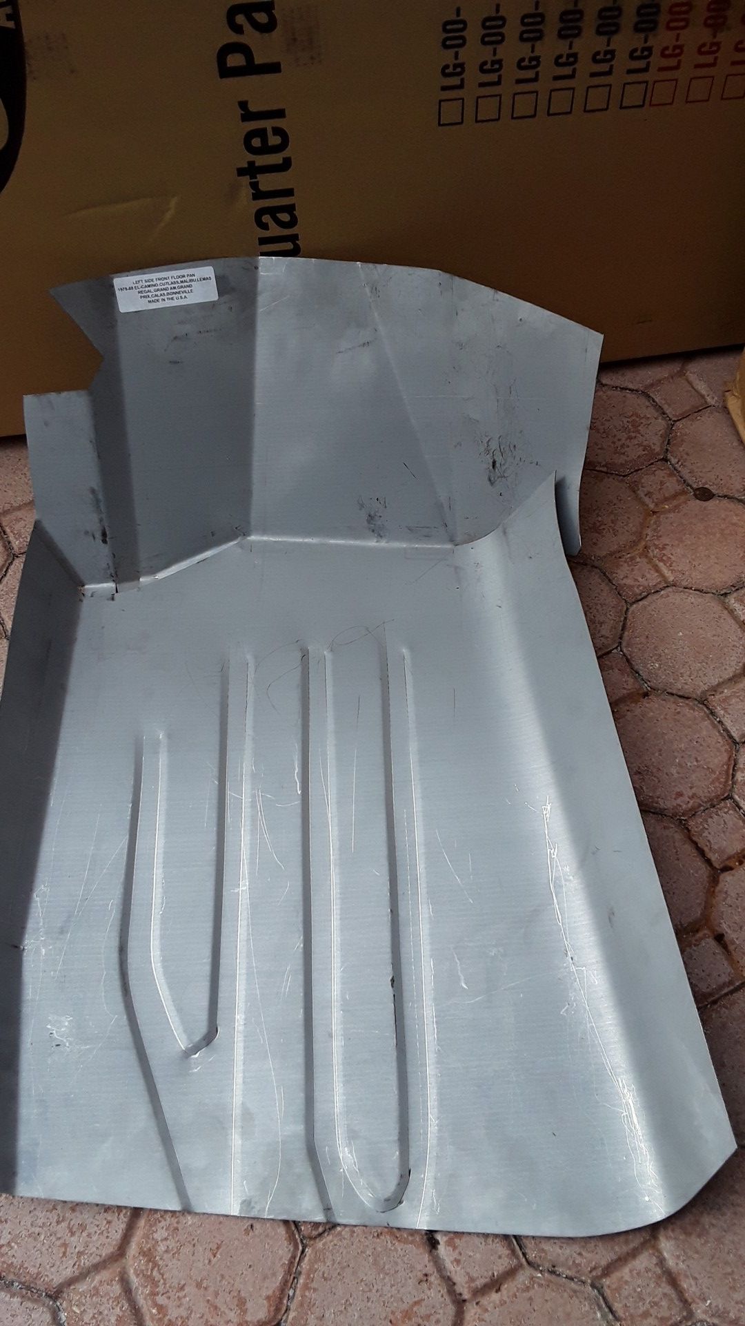 G BODY FLOOR PAN REPAIR PANEL