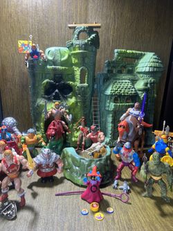 🔥 VINTAGE 80’s MATTEL MASTERS OF THE UNIVERSE HE-MAN & GOOD GUYS LOT — 14 FIGURES + CASTLE GRAYSKULL! 🔥