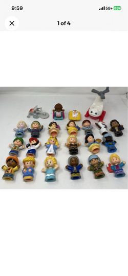 Fisher Price Little People Lot of 21 Figures Elsa Olaf Nativity Mixed Characters