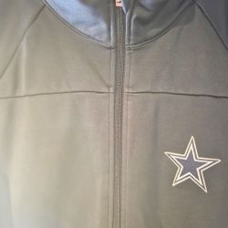 Men's Antigua Navy Dallas Cowboys Links Full-Zip Golf Jacket 2xl
