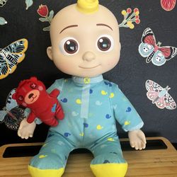 COCOMELON JJ BEDTIME DOLL - MUSICAL - 12 INCH NEW NO BOX