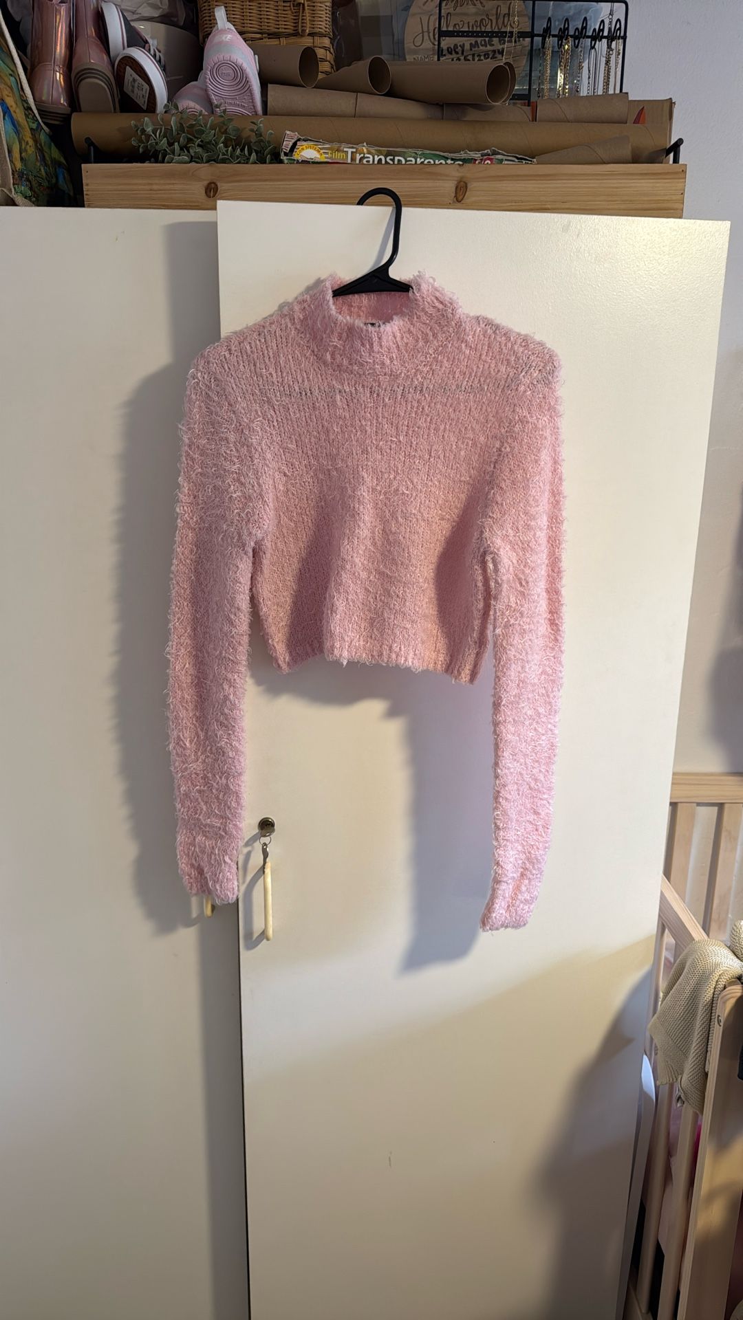 Women’s Target Pink Fuzzy Long Sleeve