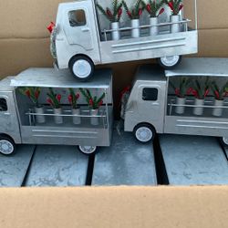 Christmas Trucks Decoration $4 Each 