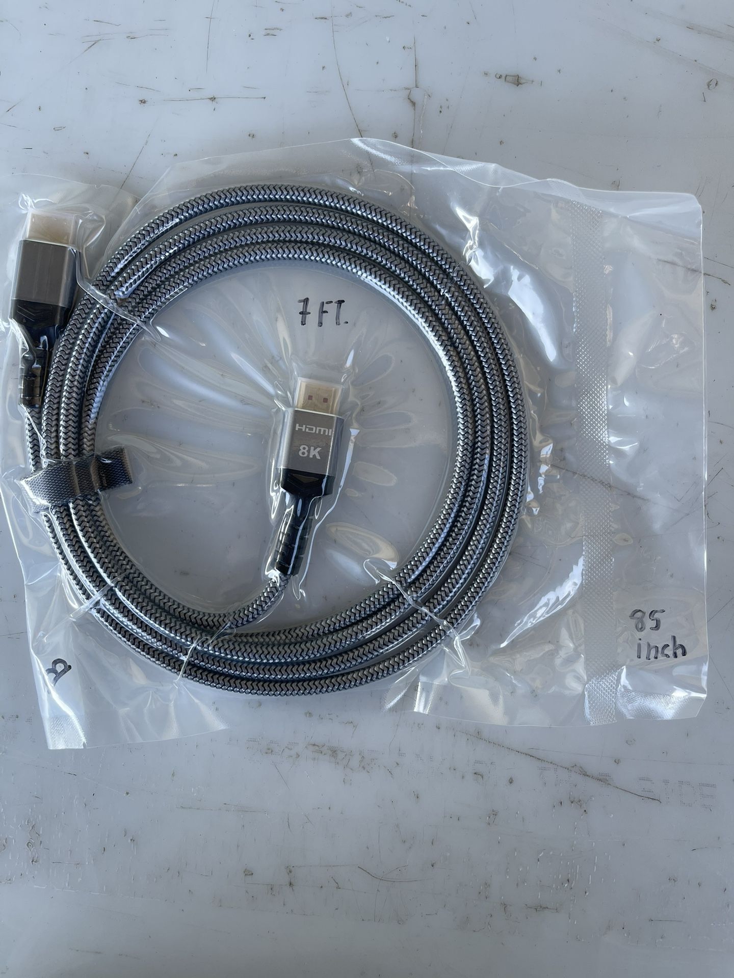 1 Highwings 8K 10K 4K HDMI Cable 48Gbps 6.6FT/2M, Certified Ultra High Speed HDMI Cable Braided Cord-4K@120Hz 8K@60Hz, DTS:X, HDCP 2.2 & 2.3, HDR 10 C