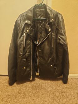Marc Anthony Black Leather Jacket
