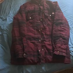 Dickies Red Flannel Jacket 