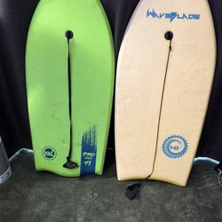 2 Pro Series Boogie Bodyboards - Size 41 