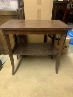 Small Wood Accent Table