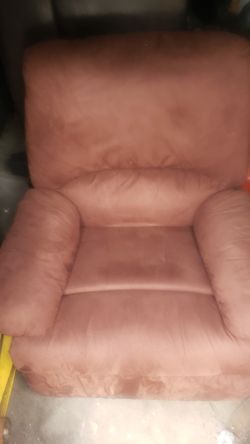 Brown Suede Love Sofa Chair