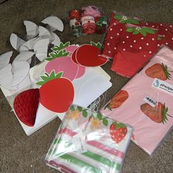 Strawberry Party Decor