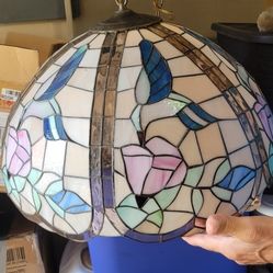 Tiffany (2) Lamps (1) Hanging Light