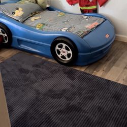 Little Tikes Blue Toddler Car Bed And Toy Chest 