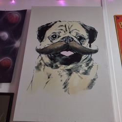 Pug Canvas 
