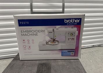 Brother PE570 Embroidery Machine with 135 Built-in Designs, Wireless Connectivity, and Artspira App Integration