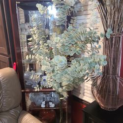 Faux eucalyptus tree