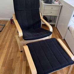 Ikea Armchair And Footrest
