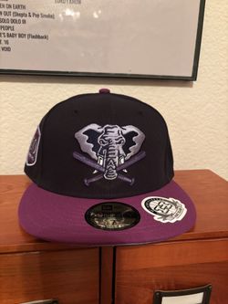 Brand New A’s Purple Hat Fitted 