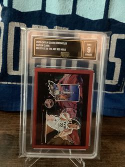 2025 Caitlin Clark Chronicled #88 State Of The Art Red Hold Gem. Mint 9