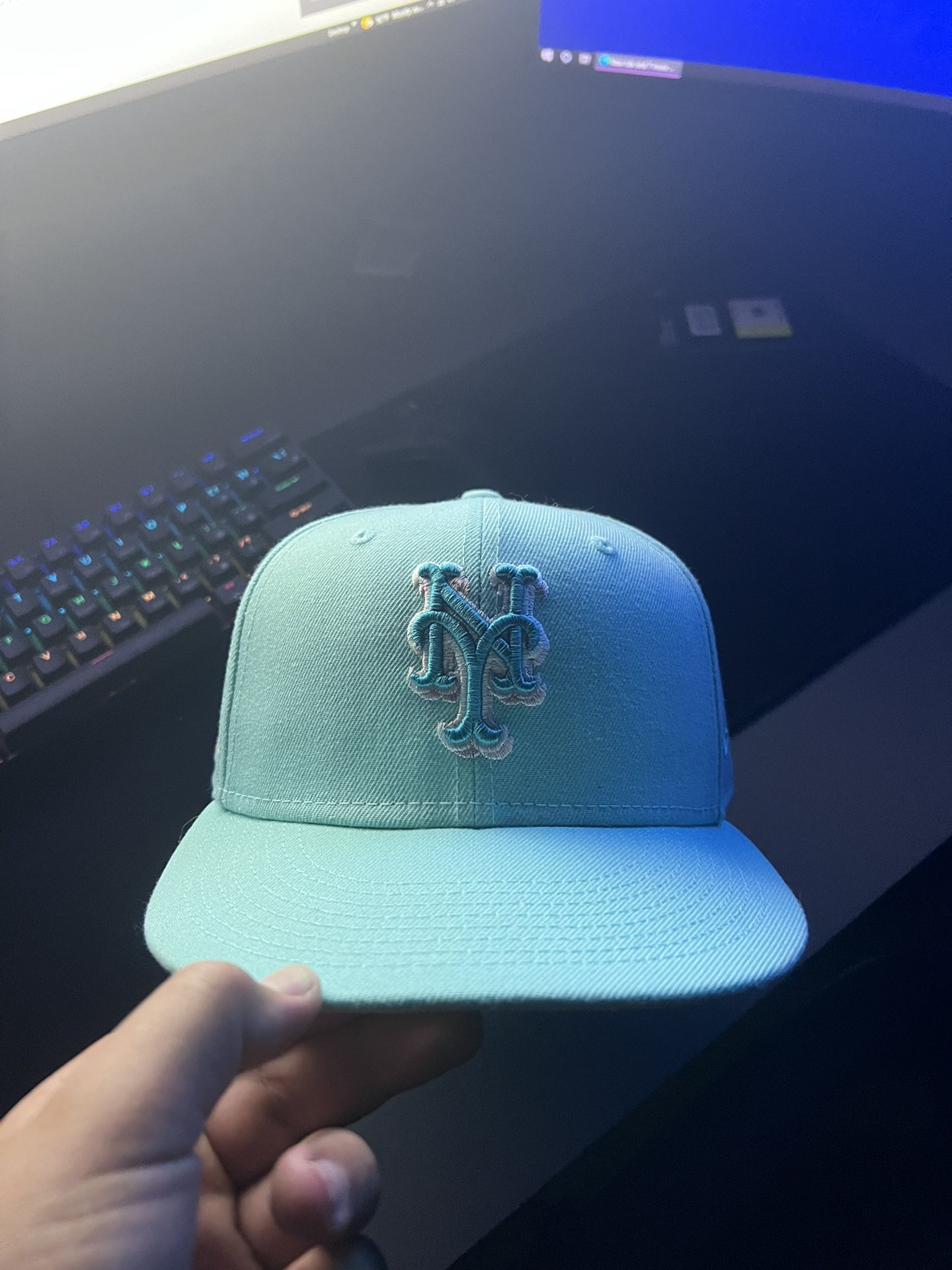 New York Nets Fitted Hat Size 7 