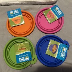Guardian Gear Bendable, Collapsible, Dog Water, And Food Bowl