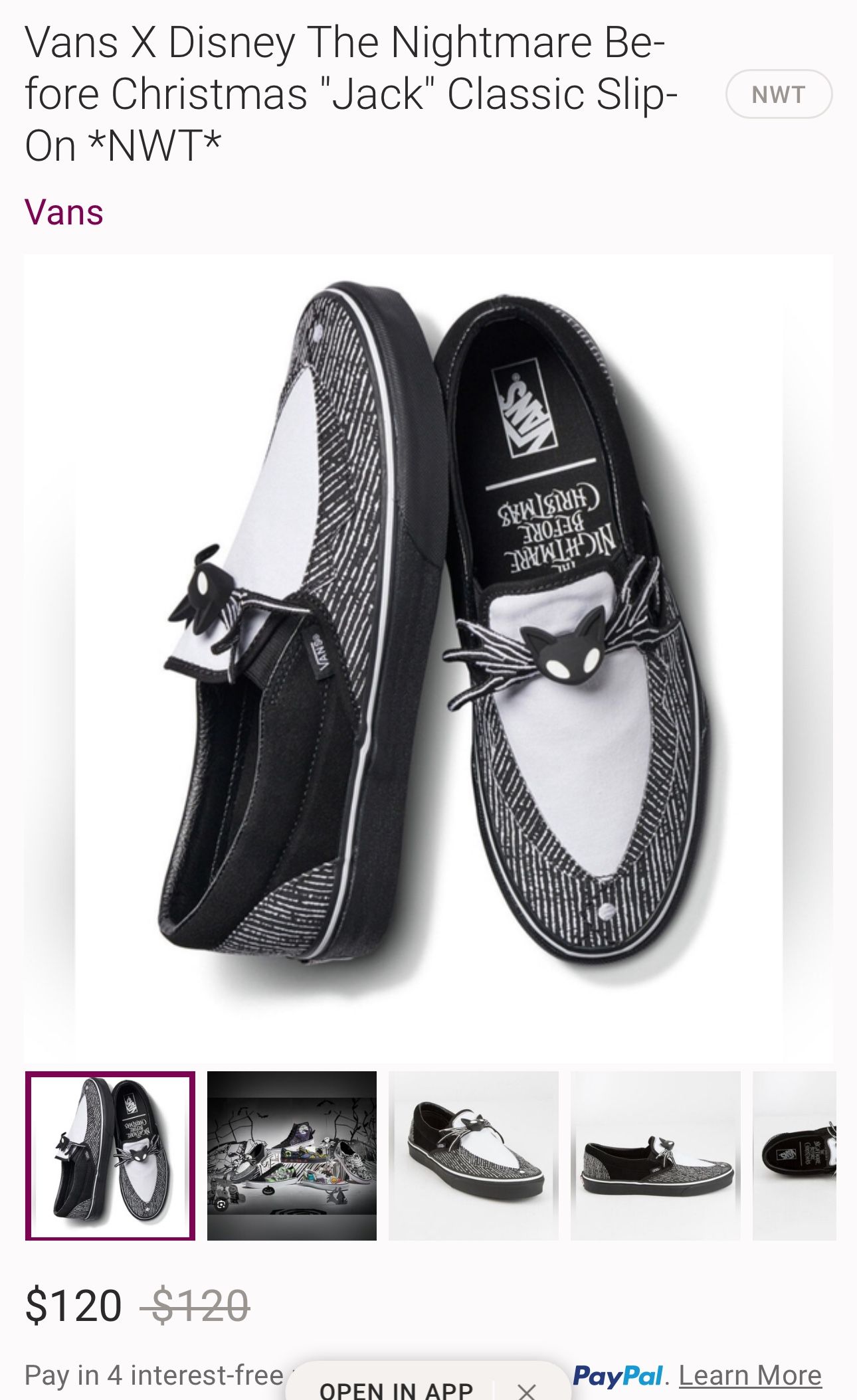 Vans Nightmare Before Christmas