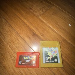 Pokemon Fire Red and Pokemon Gold