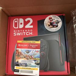 NINTENDO SWITCH 2 MARIO KART WORL AND 12 MONTH ONLIBE SUBSCRIPTION 