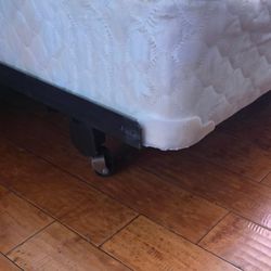 Twin size bed frame with box