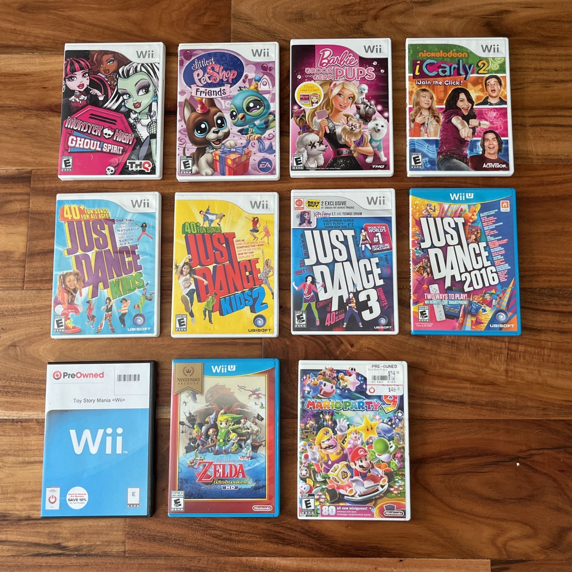 Wii Games (also work on Wii U)