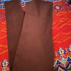 Woman Body Suit Brown Médium Stretching 