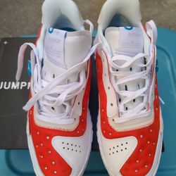Jordan Delta 2 Shoes Chile Red White Gray Fog CV8121-600 Men's Multi Size 10.5