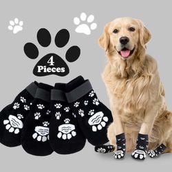 Dogs Grip Protection Shoe Socks (for Old Dogs , Or Dogs With Tile Or Wooden Floors That Slip Easily) 