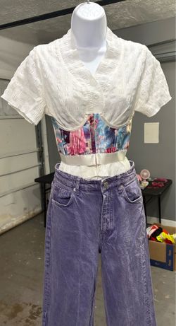 Purple pants and shirt 20$