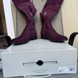 Marc Fisher women's boots, size 8 M, Dark Red color. Brand New