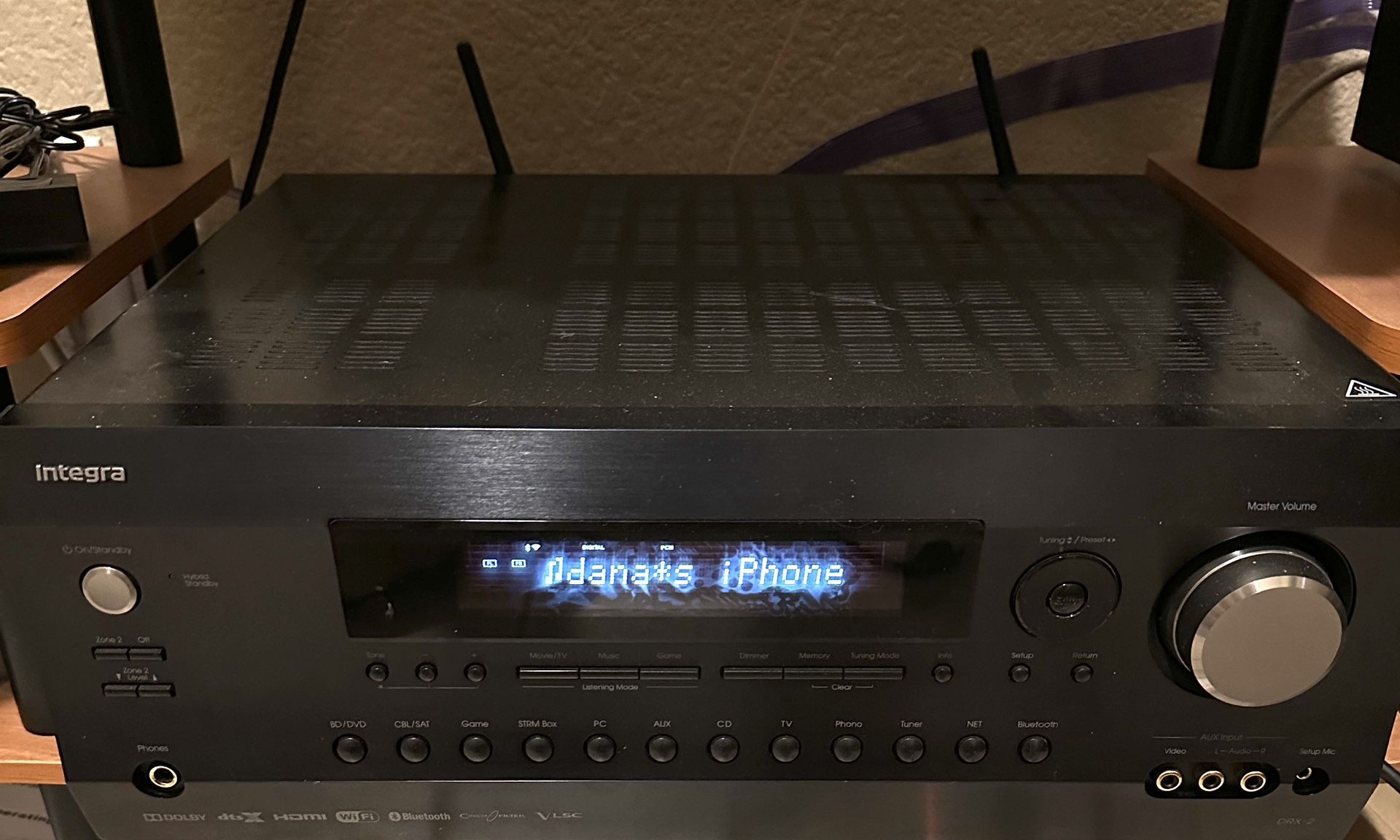 Very Nice, Integra DRX-2 Stereo Receiver With New Remote Excellent Working And Cosmetic