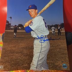 Bud Harrelson Autographed Signed 8x10  NY Mets W/coa 
