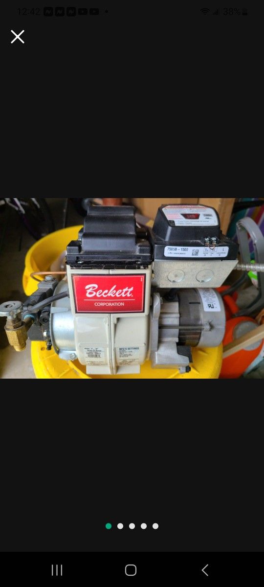 Beckett A AF Model B5001 Oil Burner Chasis & Control