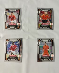 Panini Prizm Monopoly Netherlands Soccer Cards Lot of 4