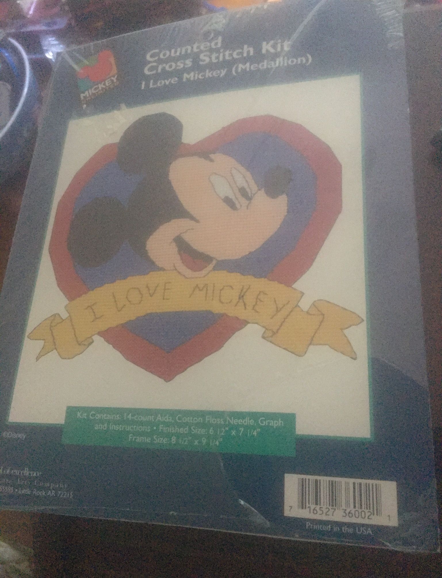 New Mickey Mouse Cross Stitch