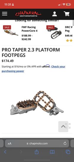 Pro Taper Foot Pegs