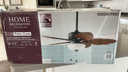 52in. Palm Cove Indoor Outdoor Ceiling Fan