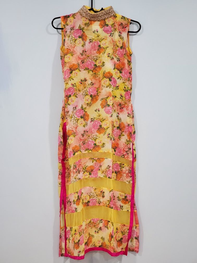 Women's designer long straight dress